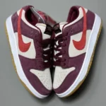NIKE SB Dunk Low Red Grey - Image 7