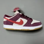 NIKE SB Dunk Low Red Grey - Image 2